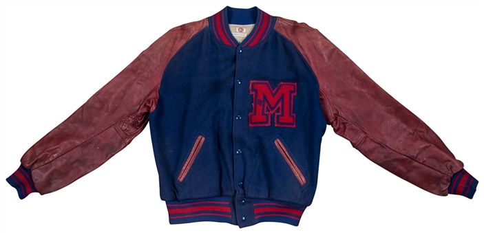 1951-53 Raymond Berry Worn SMU Lettermans Jacket
